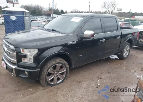 2015 Ford F-150 Platinum from USA, damaged, VIN 1FTEW1EGXFFB69562
